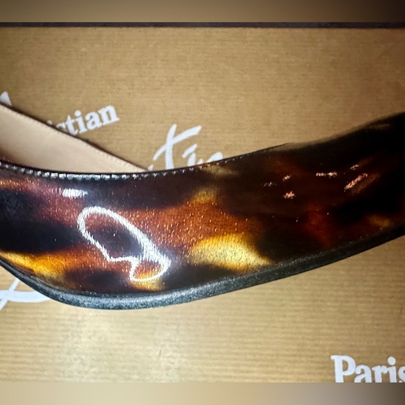 Christian Louboutin Simple Patent Leather Glittart Calf Pumps - Picture 7 of 11